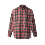 Unisex Shirts Our Legacy Rose Checked Casual Loose Shirt