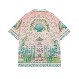 Casablanca Shirts And Shorts 2 Pieces Set Casual Beach Shorts