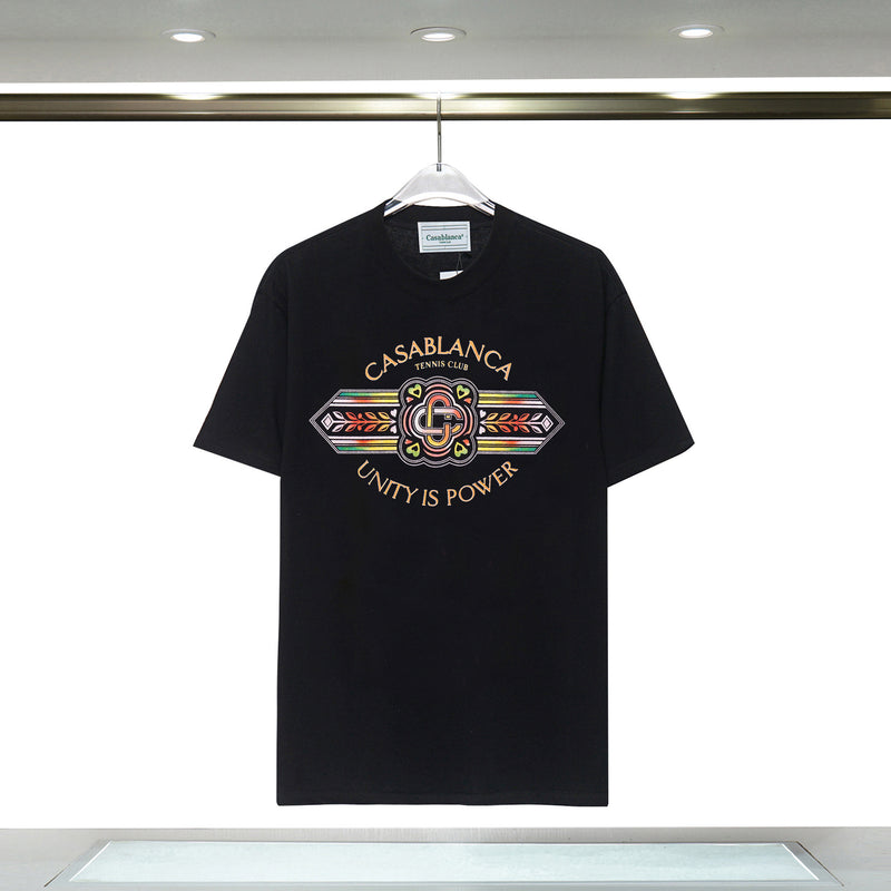 Casablanca T Shirts Rainbow Gate Alphabet