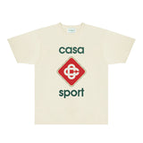 Casablanca T Shirts Fashion Print Street