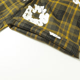 Denim Tears Shirt & Shorts 2 Piece Set Kapok Plaid Short Sleeve