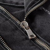 Amiri Jacket Trendamiri 403 High Street Fashion Brand Ripped Slim Denim Jacket Punk Motorcycle Jacket for Men