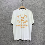 Rhude T Shirts Printed Trendy Pure Cotton
