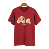 Palm Angels T Shirts Teddy Bear Printed T-shirt Loose