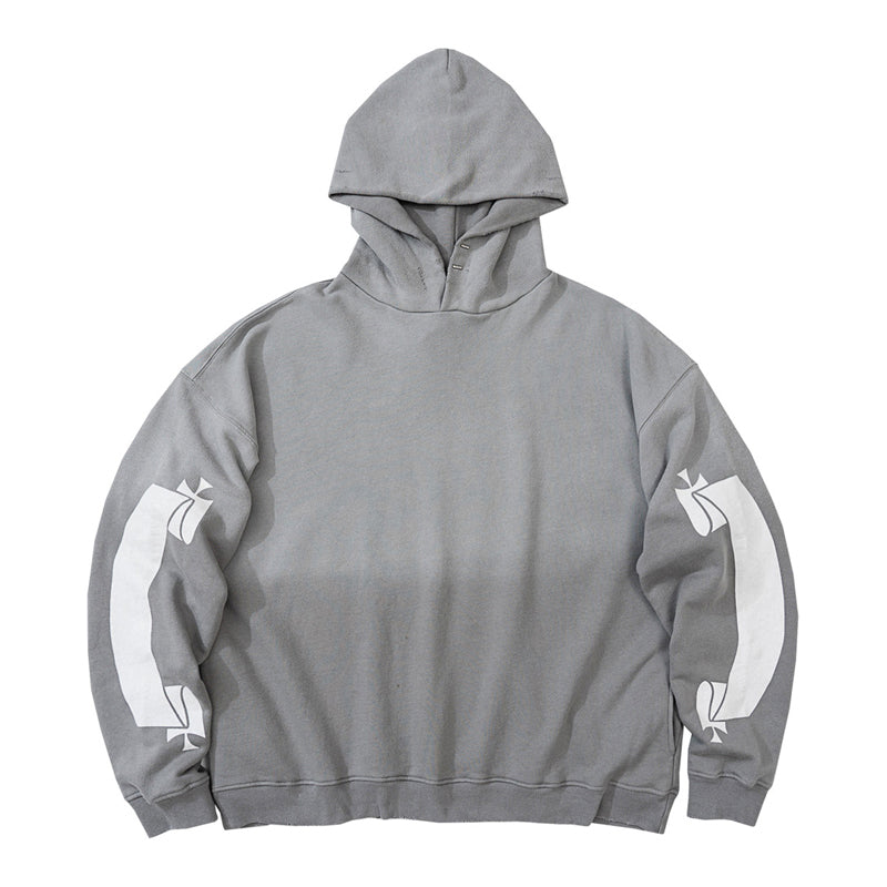 Kanye West Sunday Service Hoodie Distressed Vintage Loose Terry Loose Autumn And Winter Hoodie