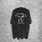 Amiri washed t-shirt bowling print short sleeves
