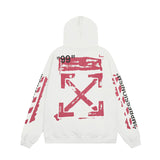 OFF WHITE Hoodie Trendy Street Style Personalized Cotton