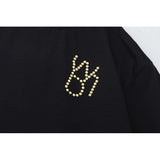 We11 Done T Shirts We11done Vintage Pearl Hot Drilling Craft Summer Men and Women