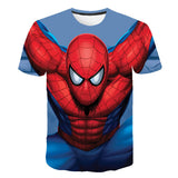 Marvel T Shirt Marvel T-shirt Men's Printed Couple Casual Short Sleeve Sports
