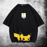 Men and Women Pokemon Pikachu T Shirt Pikachu Short Sleeve T-shirt for Men