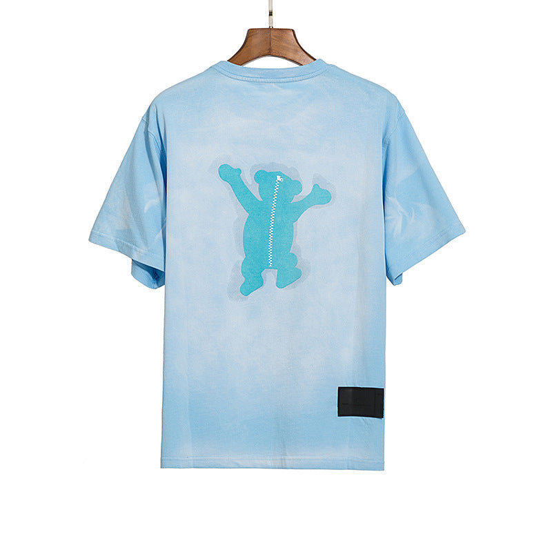 We11 Done T Shirts Cartoon Little Monster Pattern for Men and Women