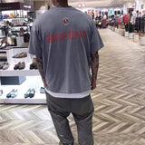 Marilyn Manson T Shirt Lightning Short Sleeve VTG Distressed Fog Loose T-shirt