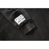 Gallery Dept Hoodie Loose Casual Cardigan Distressed Hoodie