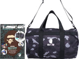 BAPE Bag black and white camouflage