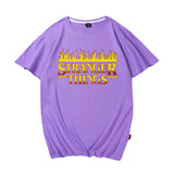 Stranger Things T Shirt Women's Summer Stranger Things Stranger Things Crew Neck Cotton T-shirt