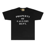 Gallery Dept T Shirt Retro Printed Loose Short-Sleeved Shirt