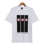 Marilyn Manson T Shirt Lightning Distressed T-shirt Men and Women Short Sleeve Loose