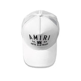 Amiri Hat Embroidered Mesh Adjustable Sun Hat