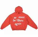 Kanye West Jesus Is King Hoodie Big Talker Rebirth Special-Interest Fashion Brand Dark High Street Couple Fog Hooded Sweater