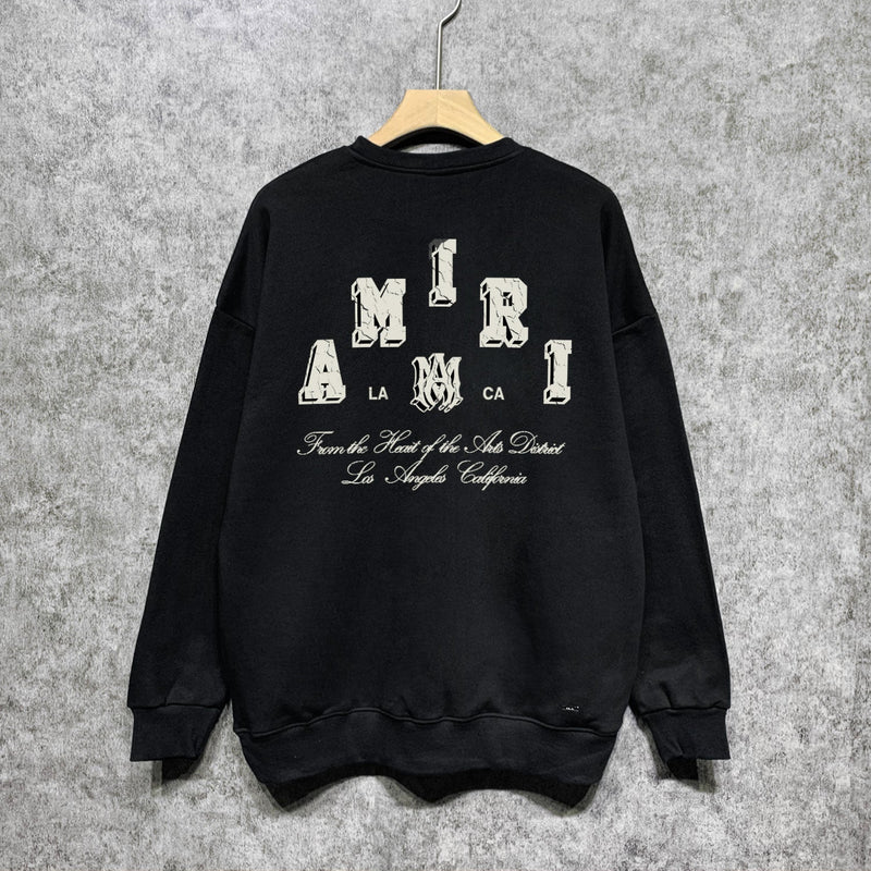 Amiri Sweatshirt Printed Trendy Pure Cotton