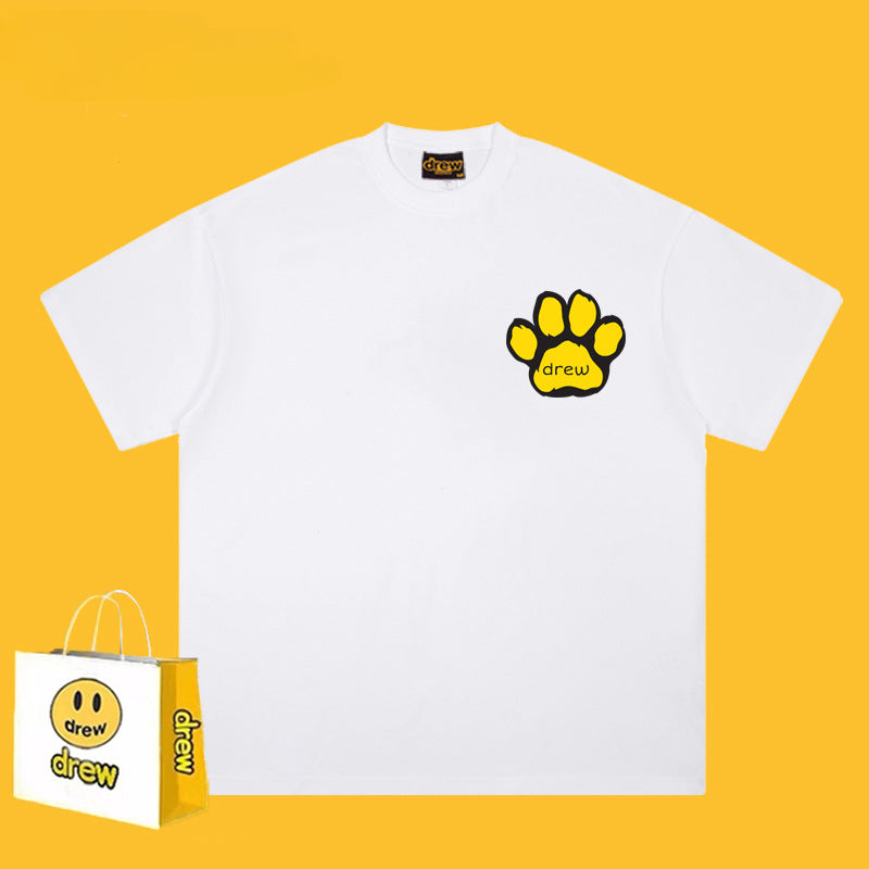 Drew T Shirts Short Sleeve Smiley round Neck Short Sleeve
