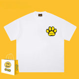 Drew T Shirts Short Sleeve Smiley round Neck Short Sleeve