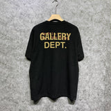 Gallery Dept T Shirt Retro Printed Loose Short-Sleeved Shirt