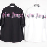 Palm Angels T Shirts Wholesale Printed Men's Loose Short Sleeve T-shirt