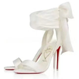 Louboutin-style red bottom shoes popular anchor cl studded red bottom shoes pointed toe cm high heels autum work export style women's shoes