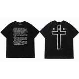 ERD T Shirts Short Sleeve Retro Slogan T-shirt Cotton