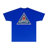 Rhude T Shirts Printed Trendy Pure Cotton