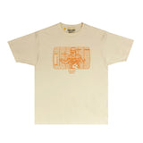 Gallery Dept T Shirt Retro Printed Loose Short-Sleeved Shirt