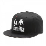 Trendy flat brimmed hat la familia sunshade breathable for men and women