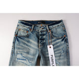 Purple Brand Jeans Pure Cotton High Street Trend
