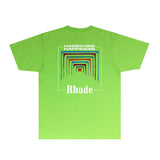Rhude T Shirts Printed Trendy Pure Cotton