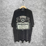 Amiri washed t-shirt hollywood short sleeve