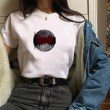 Stranger Things T Shirt Stranger Things Stranger Things Printed Polyester round Neck Pullover T-shirt