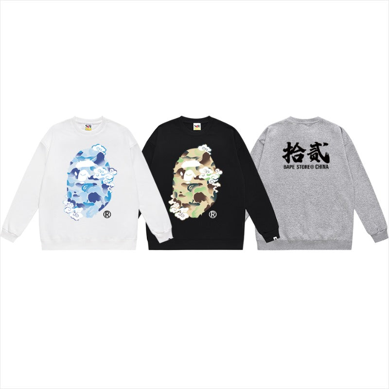 Bathing ape Crew neck sweatshirt