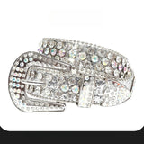 Hip-hop punk rhinestone belt alloy punk accessories