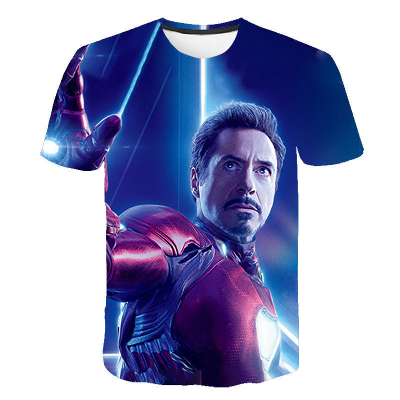 Marvel T Shirt Avengers 4 Marvel Heroes Short Sleeve
