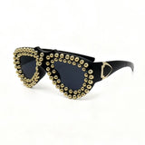 Trendy punk glasses retro