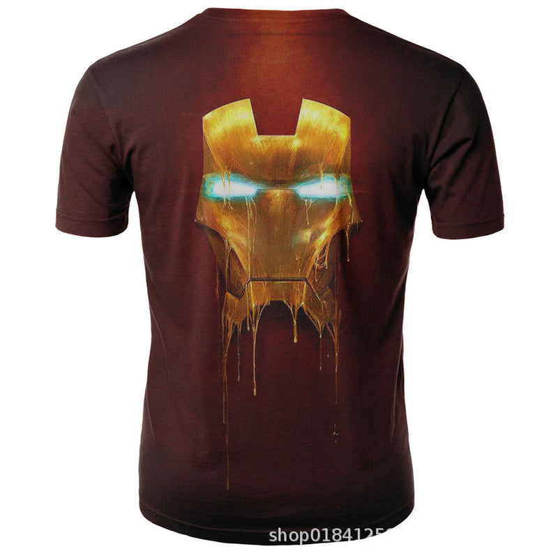 Marvel T Shirt 3D Printing plus Size Men