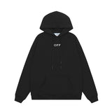 OFF WHITE Hoodie Trendy Street Style Personalized Cotton