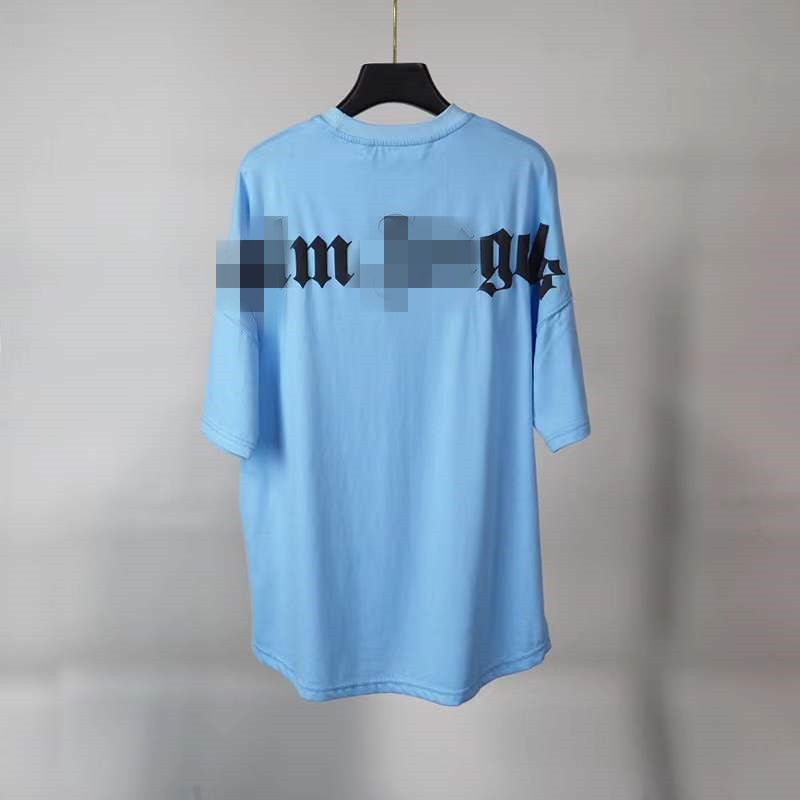 Palm Angels T Shirts Printed Short Sleeve T-shirt Men and Women Loose Half Sleeve