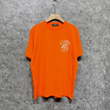 Amiri t shirts hollywood golden dragon printing short sleeve