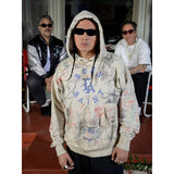 Mens Vintage T-Shirts Saint Michael Washing vintage Loose Hooded Sweater Hoodie
