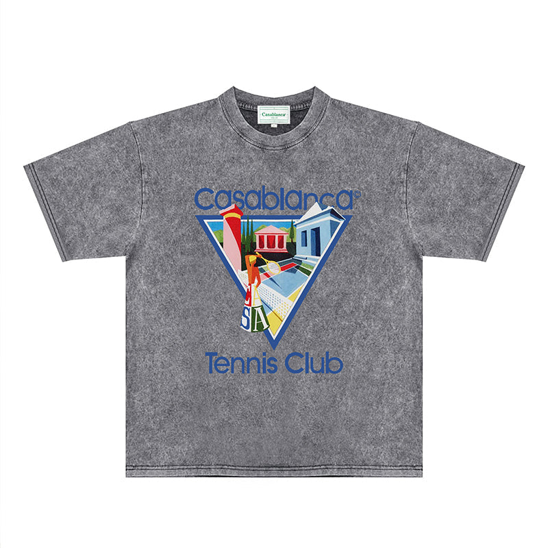Casablanca Distressed T-Shirt