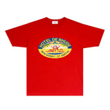 Rhude T Shirts Printed Trendy Pure Cotton