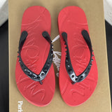 Louboutin-style red bottom shoes wind clmen's slippers red bottom non-slipabrasion resistant breathable fashiontrendy men's shoes hot style