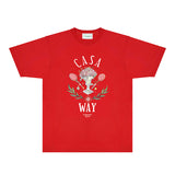 Casablanca T Shirts Fashion Print Street